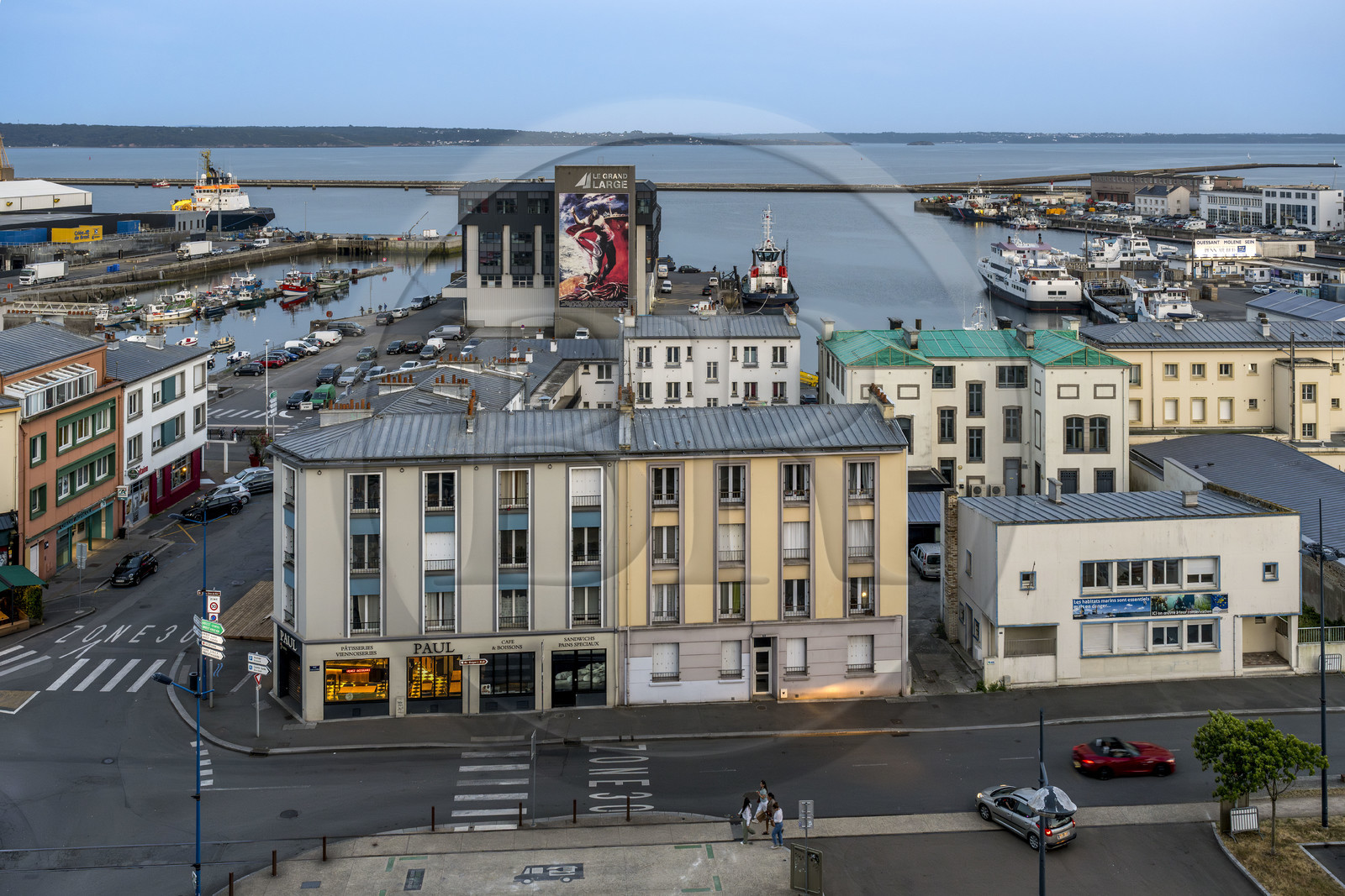 France, Finistère, Brest, the commercial port
