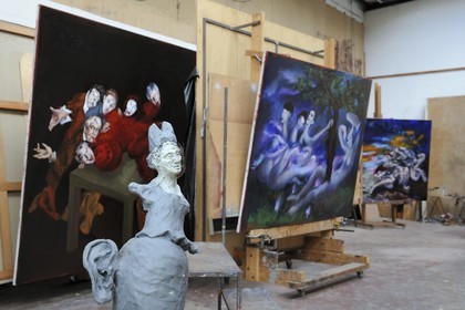 France, Eure (27), Marcilly sur Eure, Gérard Garouste