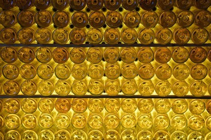 France, Dordogne (24), Périgord Pourpre, Monbazillac, Chateau de Monbazillac, le musée du vin dans les caves pour découvrir l’univers du vin