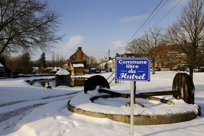 France, Manche (50), Cotentin, Saint-Lô, la commune libre du Hutrel