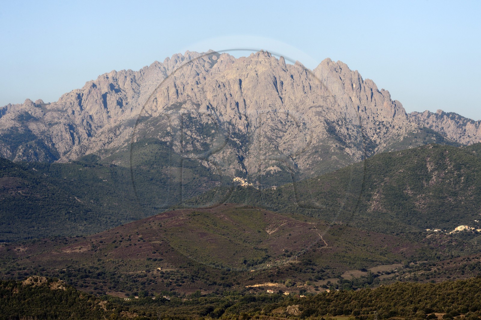 France, Haute-Corse (2B), région du Niolu (Niolo), le Monte Cinto