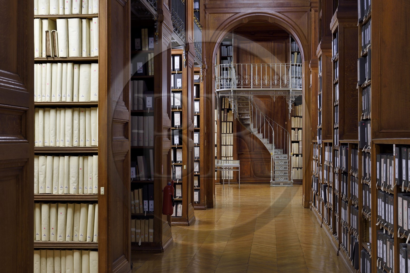 France, Paris (75), les Archives Nationales, Grands dépots, salle de l'Armoire de fer