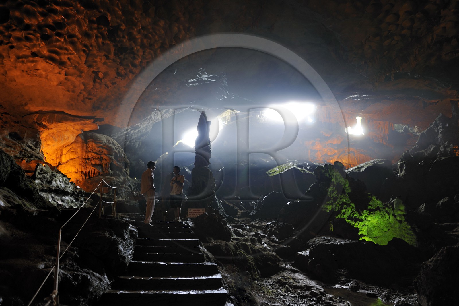 Vietnam, Quang Ninh Province, Halong Bay, listed as World Heritage by UNESCO, Hang Sung Sot cave on Bo Hon island