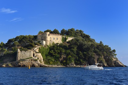 France, Var (83), Bormes les Mimosas, Fort de Brégançon, résidence officielle du président de la République