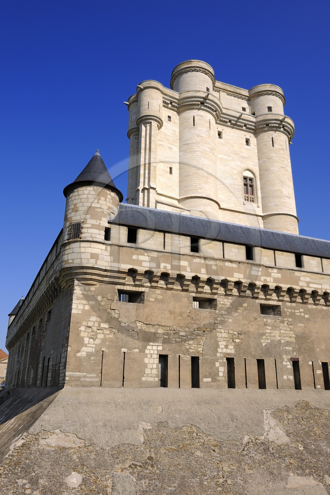 France, Val-de-Marne (94), Vincennes, le château de Vincennes, le donjon