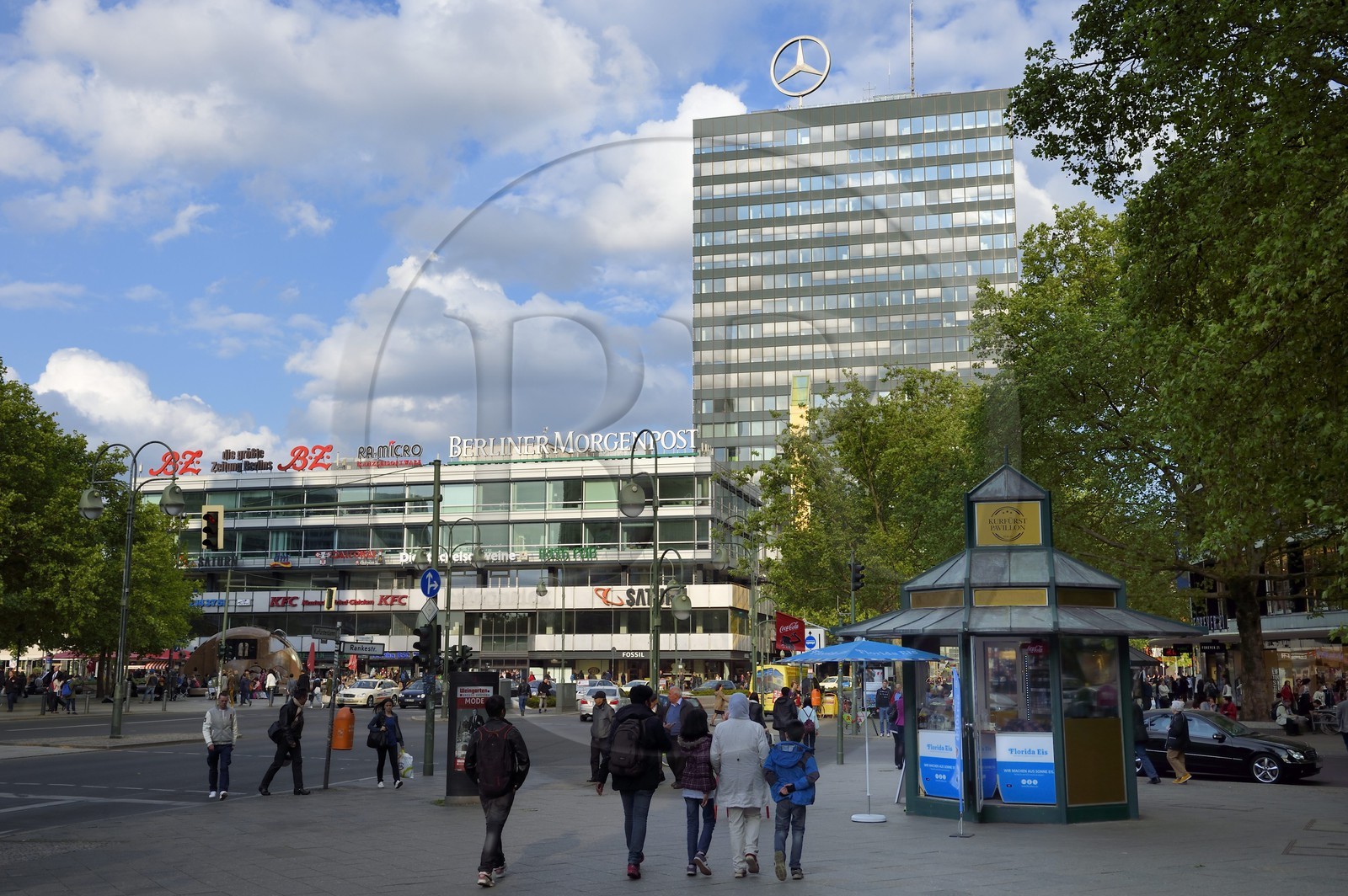 Allemagne, Berlin, quartier Tiergarten, Breitscheidplatz