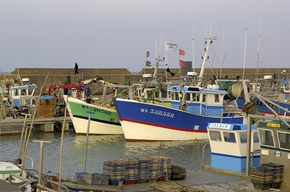 France, Charente-Maritime (17), bassin de Marennes-Oléron, Bourcefranc-le-Chapus, le port