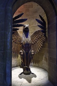 Royaume-Uni, Hertfordshire, Leavesden, Leavesden Film Studios, Harry Potter Studio Tour London, les coulisses du tournage des 8 films de Harry Potter, Cage d'escalier Griffin