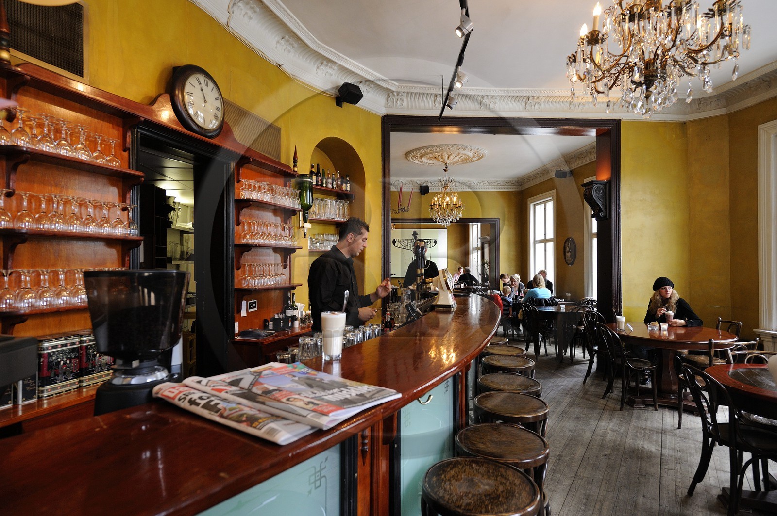 Norvège, Oslo, café Tekehtopa