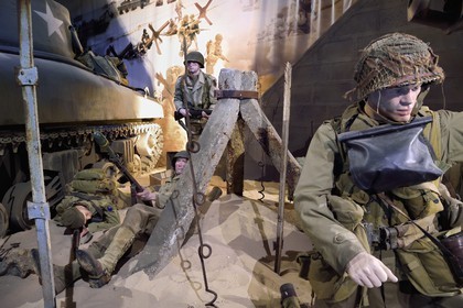 France, Calvados, Colleville sur Mer, Overlord Museum, Normandy 44, US collection inside the museum