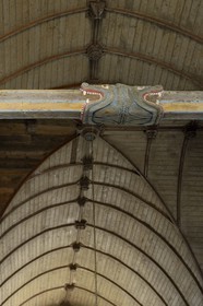 France, Finistère (29), Lannédern, l'église Saint-Edern