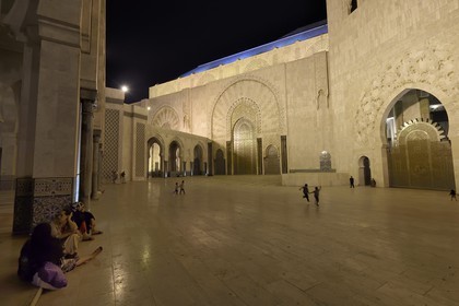 Maroc, Casablanca, Grande Mosquée Hassan II