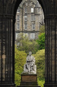 Royaume-Uni, Ecosse, Edimbourg, Scott Monument, monument à Walter Scott sur Princes street
