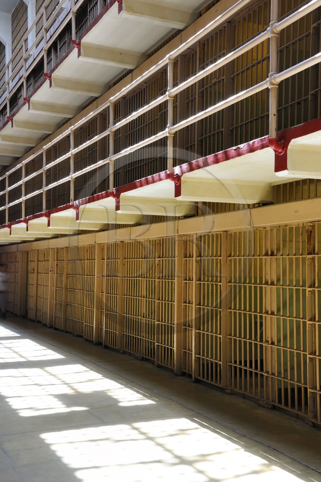 Etats-Unis, Californie, San Francisco, cellules de la prison d'Alcatraz