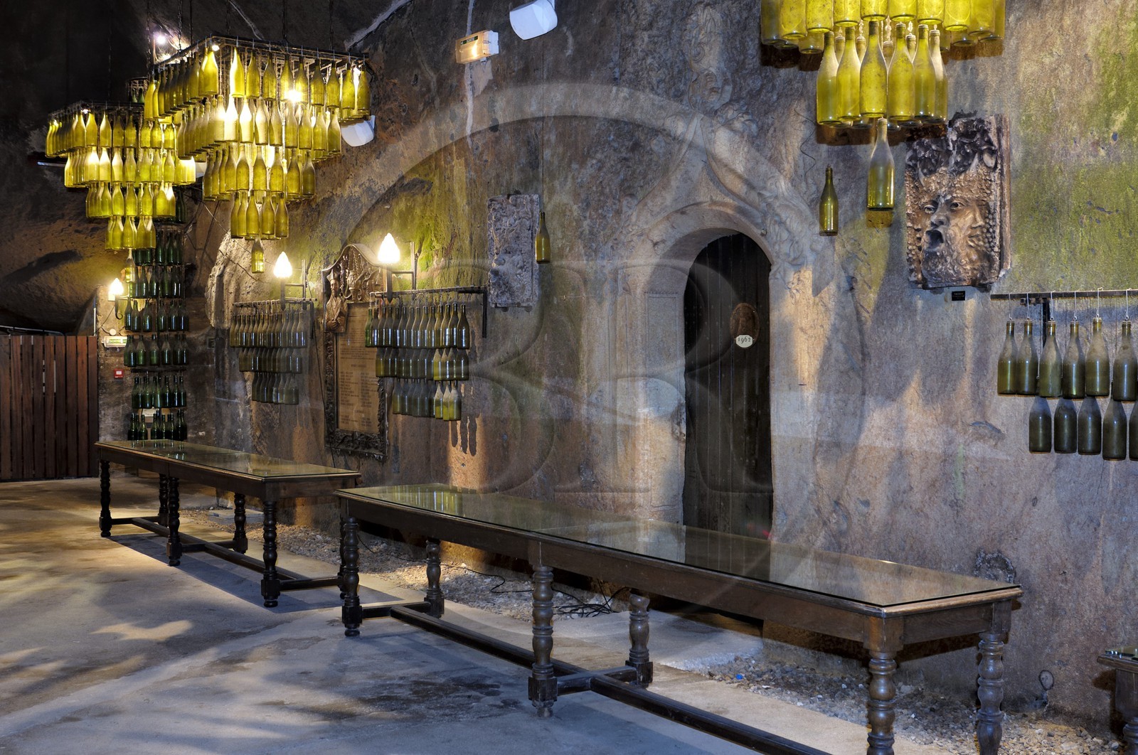 France, Indre et Loire, Chinon, Caves Painctes, wine growers brotherhood during the Flower Chapter