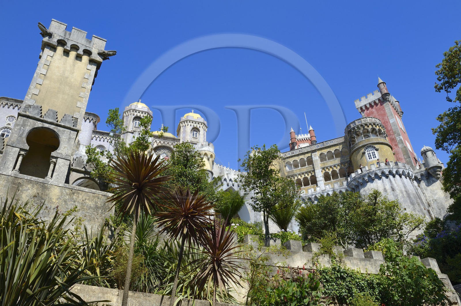 Portugal, Lisbon Region, Sintra, Pena National Palace (Palacio Nacional da Pena), listed as World Heritage by UNESCO