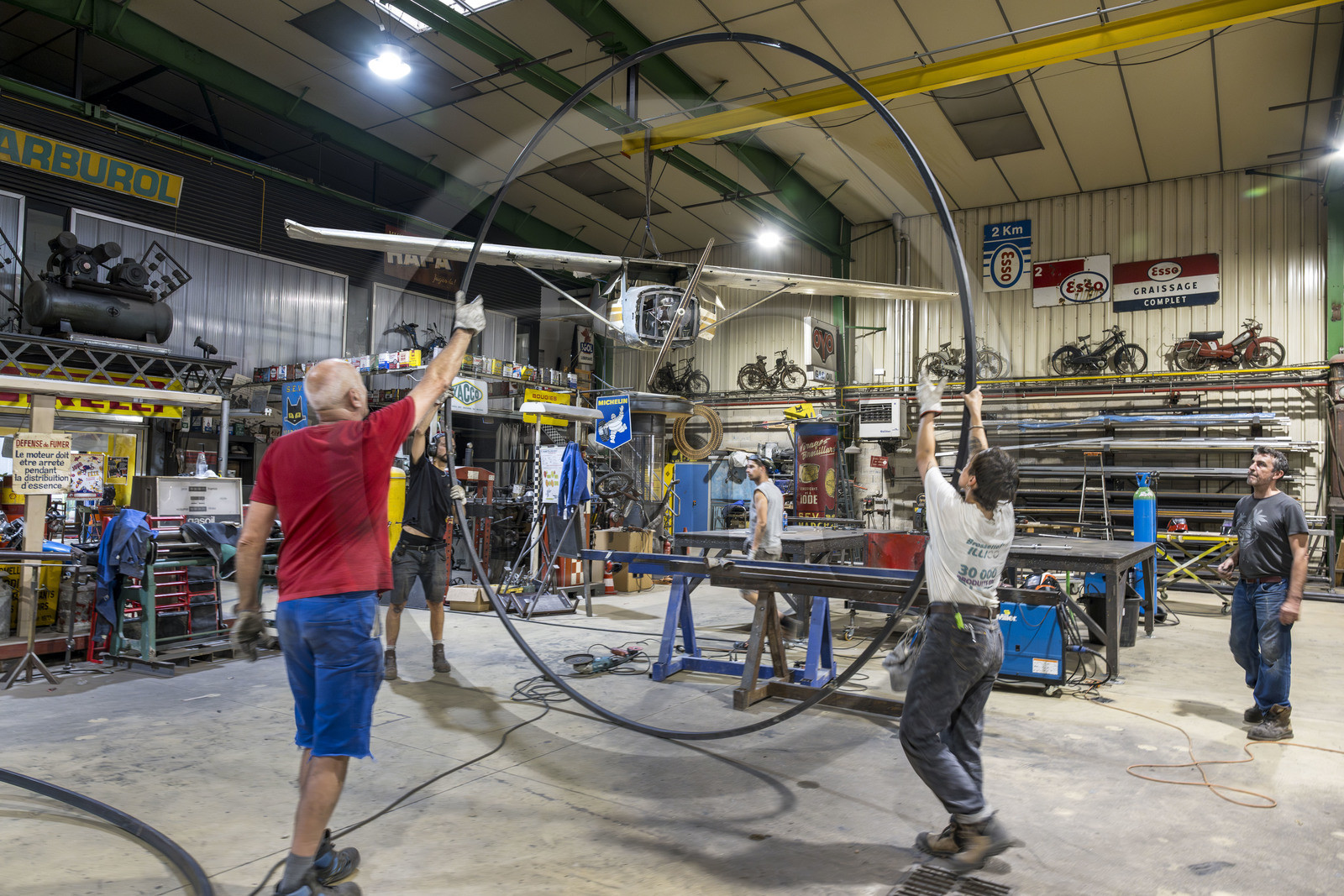 France, Bouches-du-Rhône (13), Marseille, quartiers nord, quartier des Aygalades, La Cité des Arts de la Rue, atelier Sud Side construction de décor et de scénographie