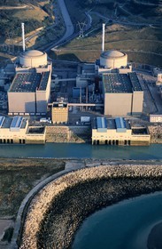 France, Seine-Maritime (76), centrale nucléaire de Penly (vue aérienne)