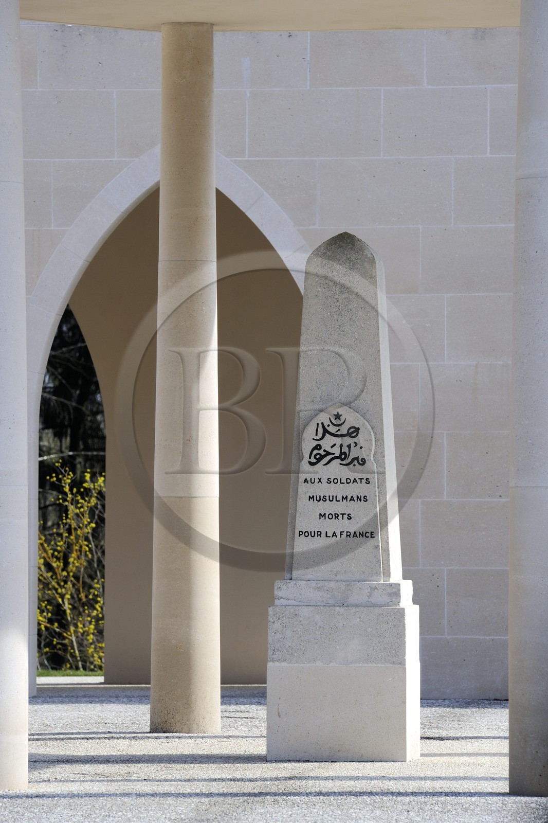 France, Meuse (55), Douaumont, bataille de Verdun, ossuaire de Douaumont, nécropole nationale, monument aux soldats musulmans
