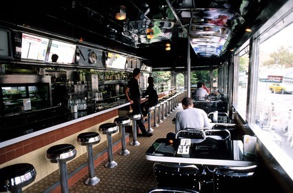 Etats-Unis, New York, Chelsea 10 Ave   22 street, restaurant Empire Diner