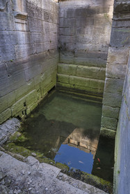 France, Bouches-du-Rhône (13), Parc Naturel Régional des Alpilles, Saint-Rémy-de-Provence, site archéologique de Glanum, la source sacrée et ses vertus curatives ont fait la richesse de la ville