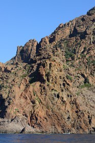 France, Corse-du-Sud (2A), Golfe de Girolata, classé Patrimoine Mondial de l'UNESCO, le Capo Senino