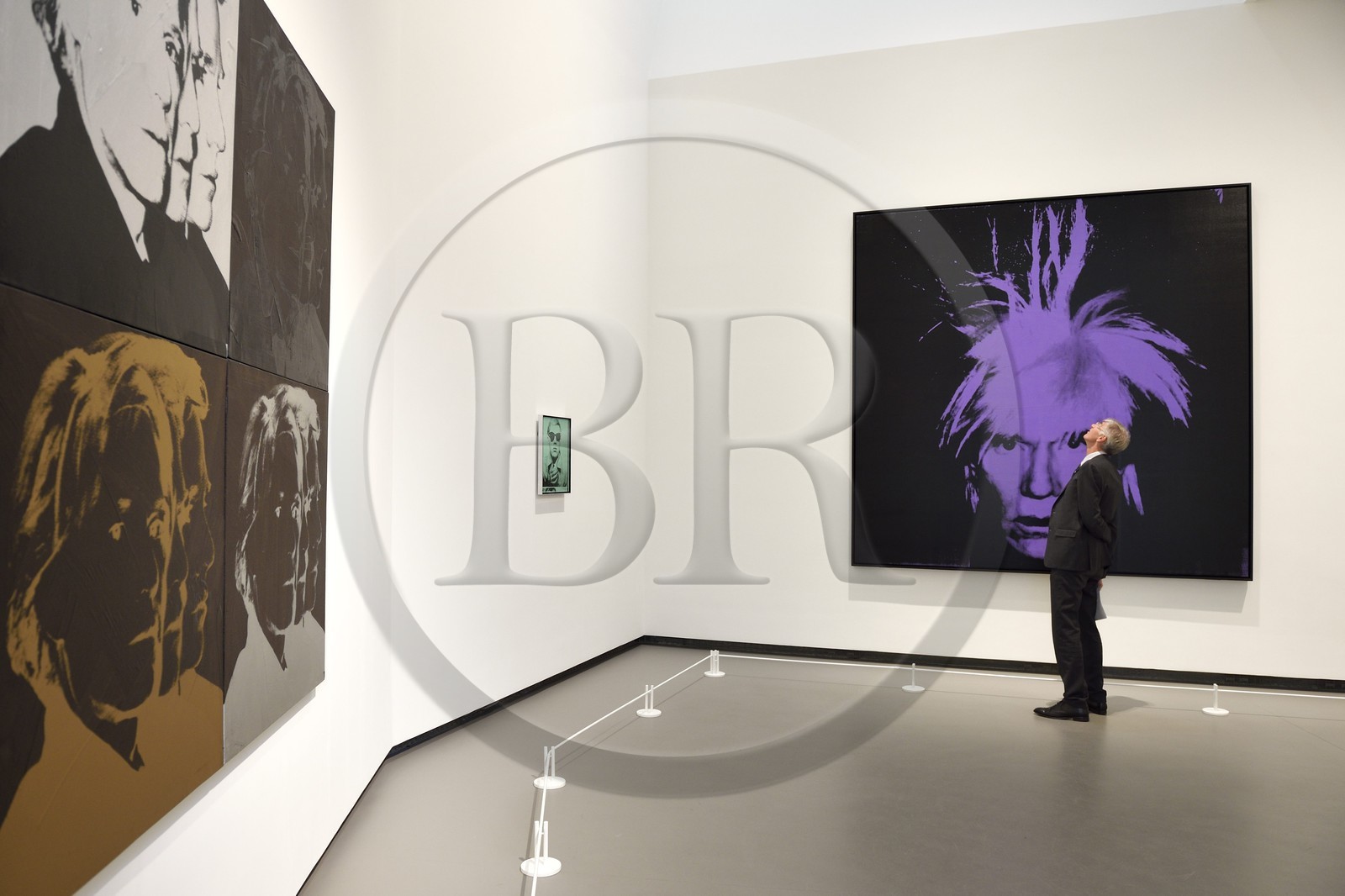 France, Paris (75), la Fondation Louis Vuitton de l'architecte Frank Gehry, salle Andy Warhol (Demande d'autorisation nécessaire avant publication)