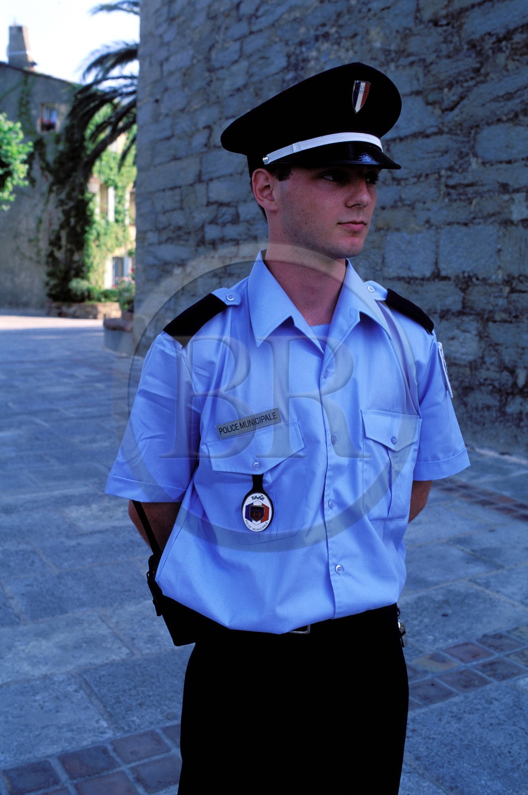 France, Var (83), Grimaud, police municipale, gardien de la paix