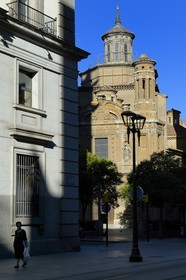 Espagne, Aragon, Saragosse, Calle Del Coso, eglise de la Manteria