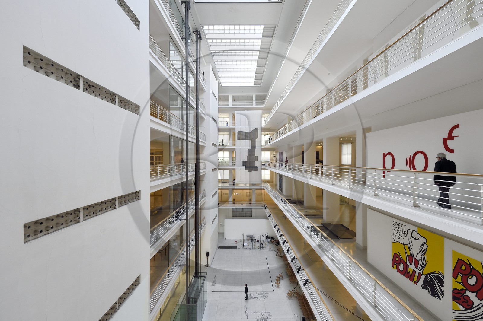 République Tchèque, Prague, palais des foires et expositions (Veletrzní palac), construit dans le style constructiviste et abrite aujourd'hui les collections contemporaines (XIXe et XXe siècles) de la Galerie nationale