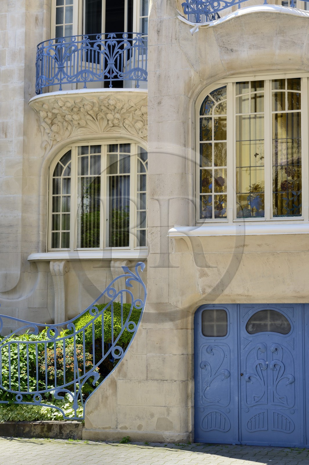 France, Bas Rhin, Strasbourg, Neustadt district dating from the german period, Brion house at 22 rue Sleidan by the architect Brion (1904-1905) Art Nouveau style