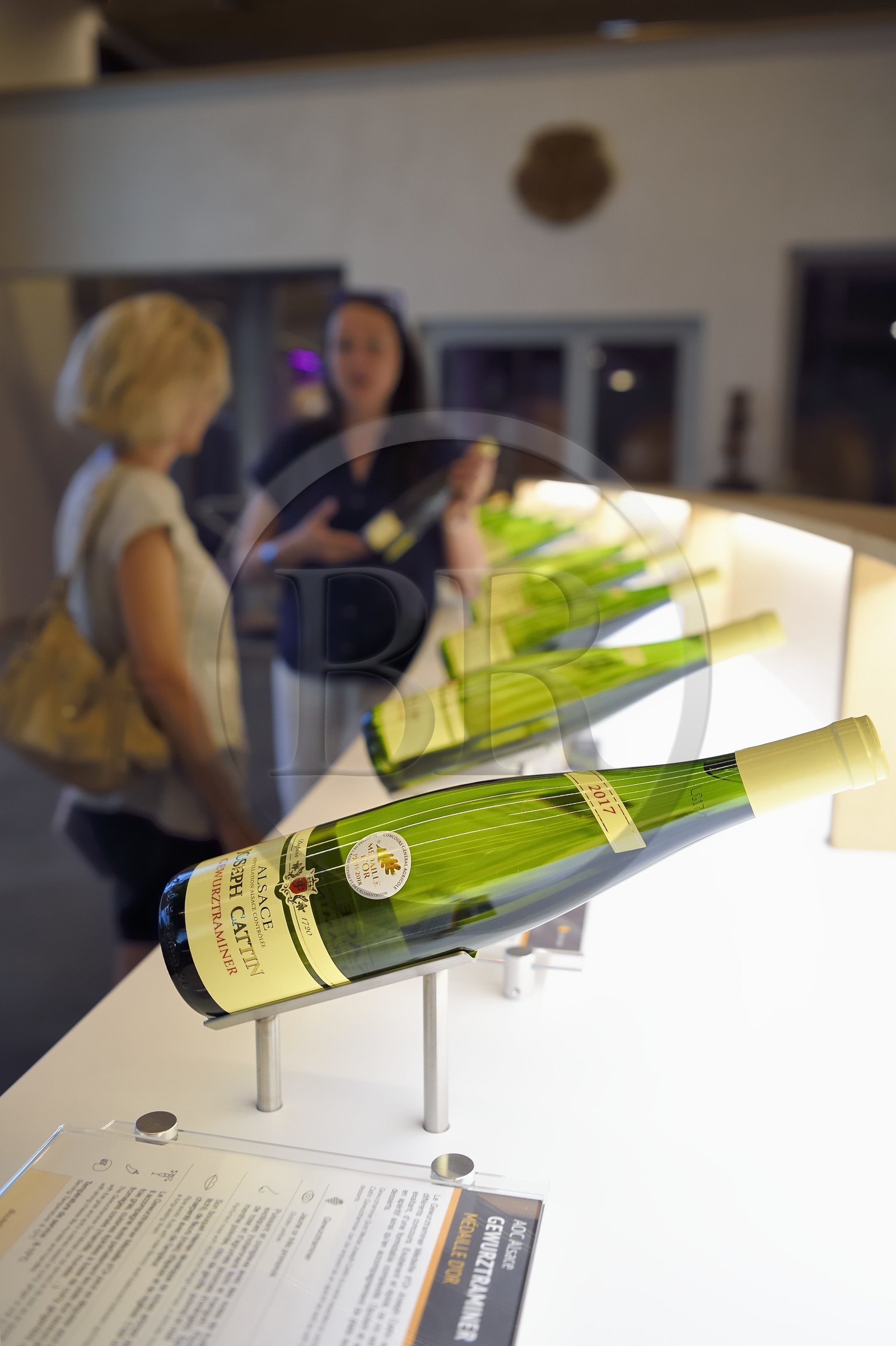 France, Haut Rhin, the Alsace Wine Route, Voegtlinshoffen, Joseph Cattin House, winery,