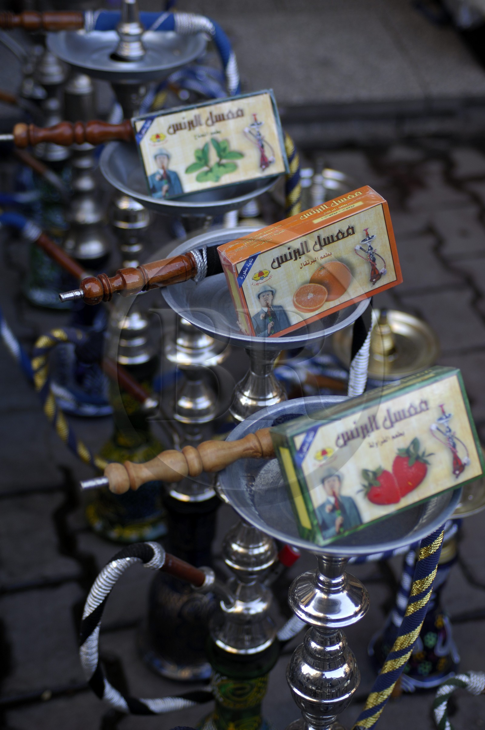 Egypte, Le Caire, narguilé