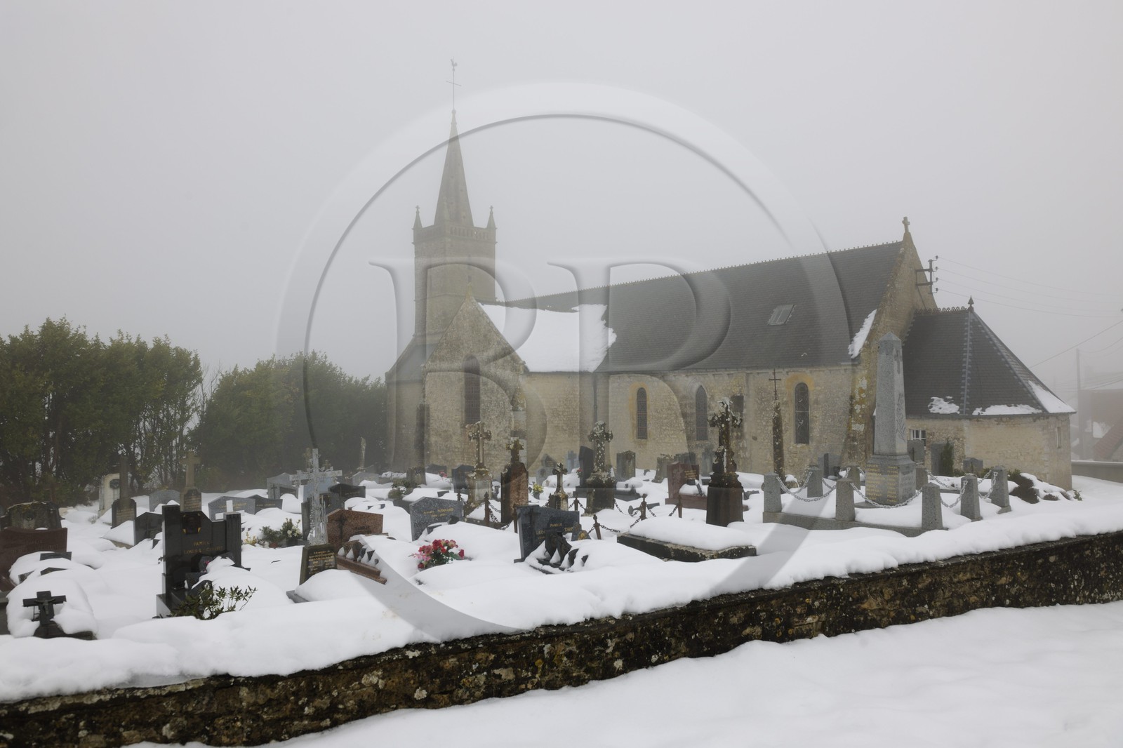 France, Manche, Cotentin, marshes of la Douve, Liesville sur Douve church