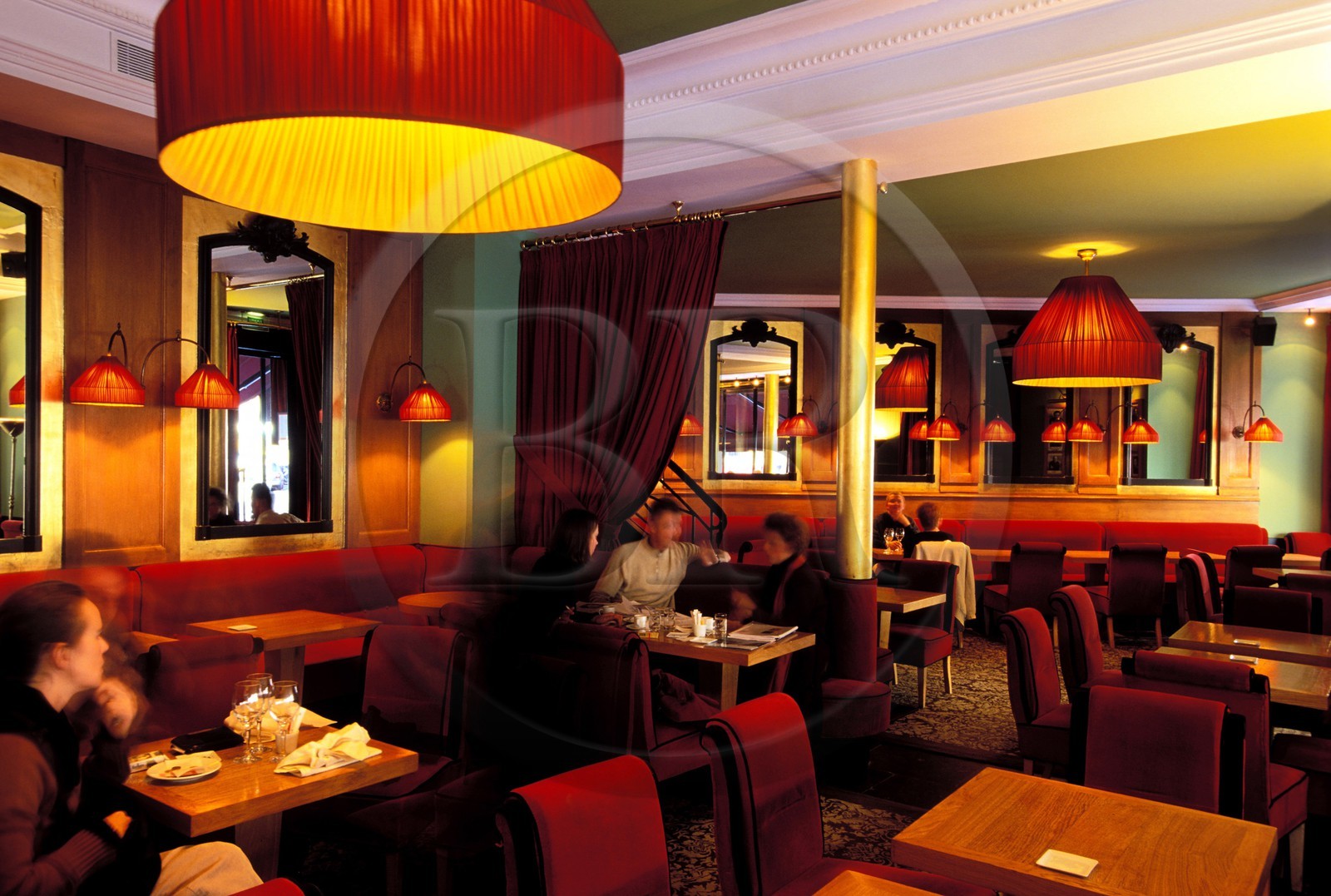 France, Paris, Ruc cafe in Saint Honore Street, 1st district