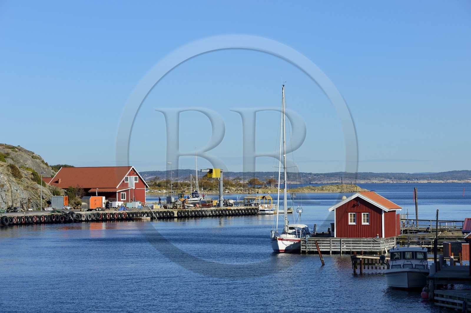 Suède, Västra Götaland, Iles Koster, le detroit de Koster