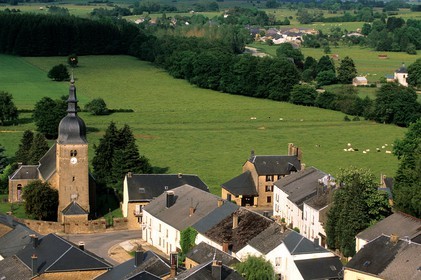Belgium, Wallonia, Luxembourg province, Valley of Semois, the village of Chassepierre
