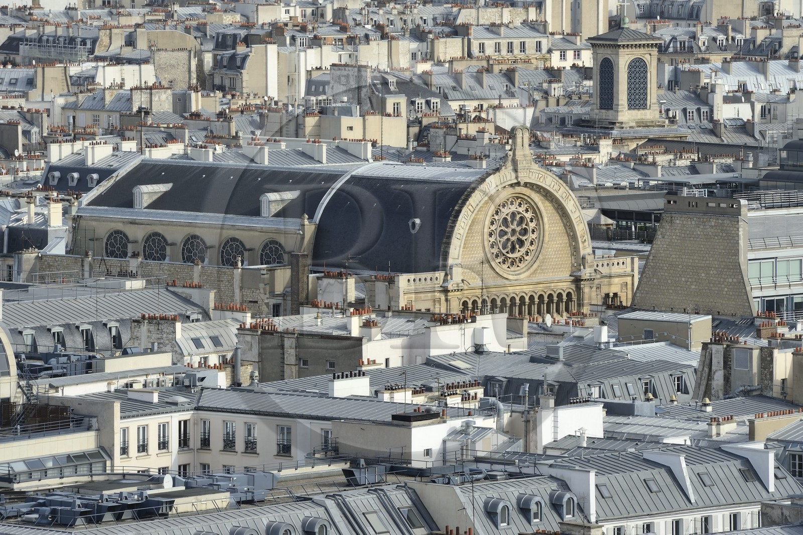 France, Paris (75), rue de la Victoire, la grande synagogue