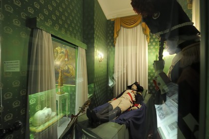 Italy, Verona province, Arcole, the Napoleonic Museum houses the collections of the Napoleonic enthusiast Gustavo Alberto Antonelli, reconstruction of the burial chamber of the Emperor