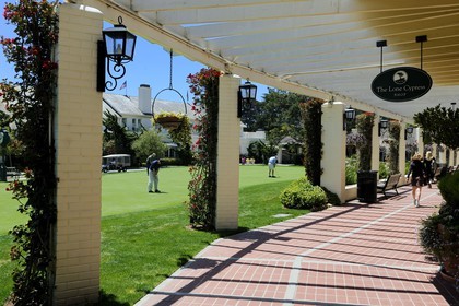 Etats-Unis, Californie, 17 mile drive, golf de Peeble Beach