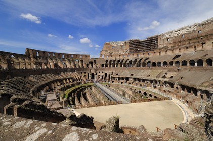 Italie, Latium, Rome, centre historique classé Patrimoine Mondial de l'UNESCO, le Colisée