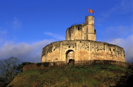 France, Eure, Gisors, castle and its donjon