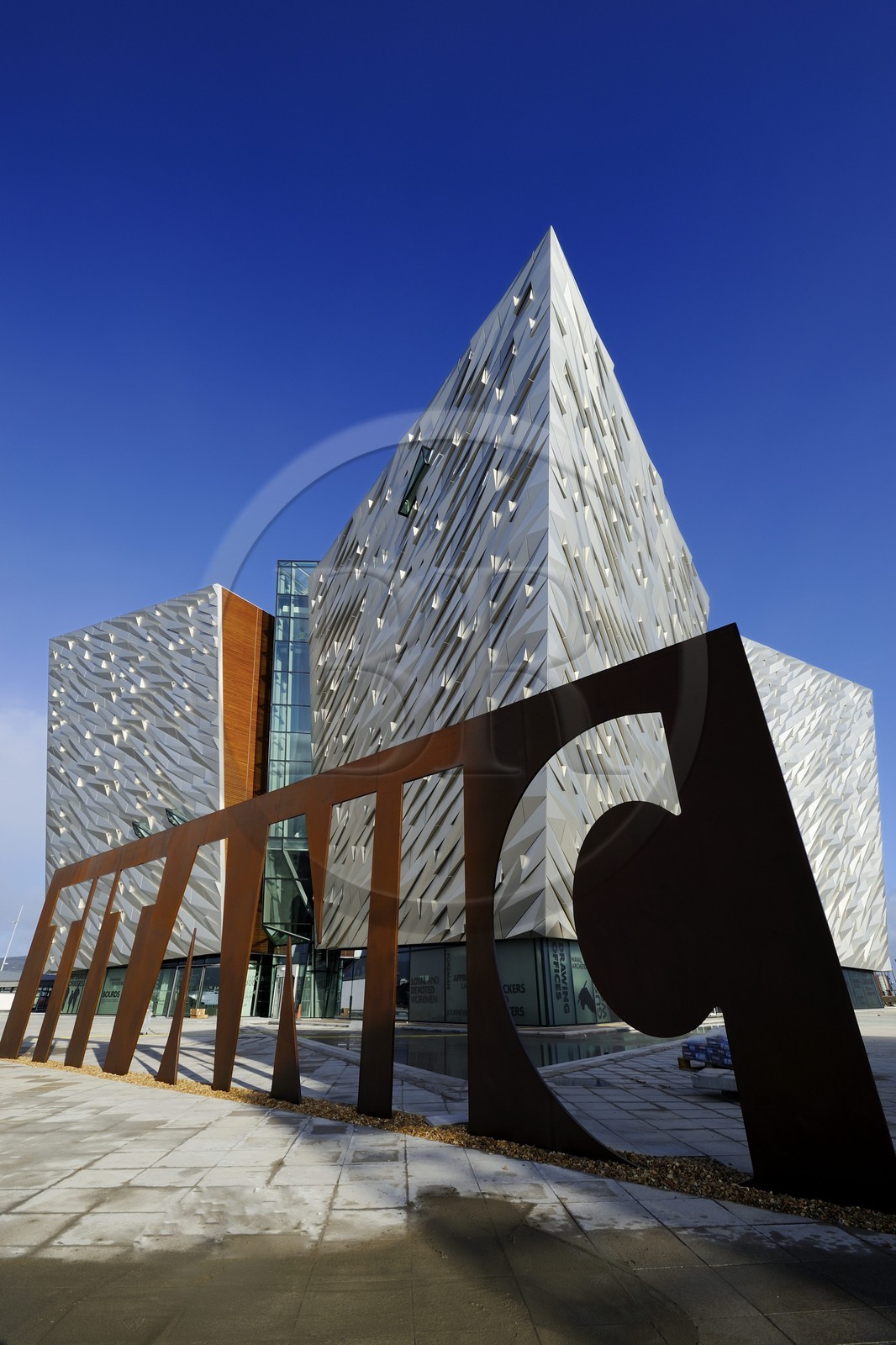 United Kingdom, Northern Ireland, Belfast, docks district of Queen's Island, the Titanic Belfast Experience center