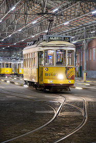 Portugal, Lisbon Alcantara district, the Santo Amaro Depot which houses Lisbon’s trams