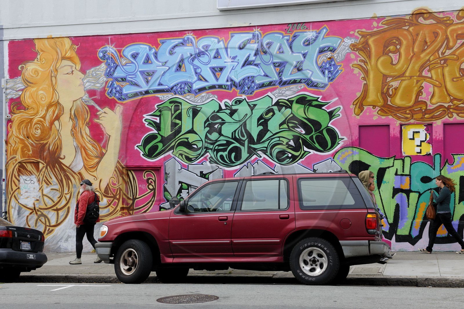 Etats-Unis, Californie, San Francisco, quartier anciennement hippie de Haight Ashburry, Haight street