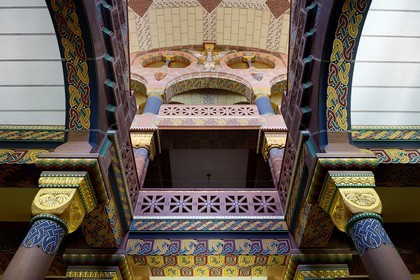 Allemagne, Bade-Wurtemberg, Fribourg en Brisgau, Palais archiépiscopal (Erzbischöfliches Ordinariat) dans la rue Schoferstrasse