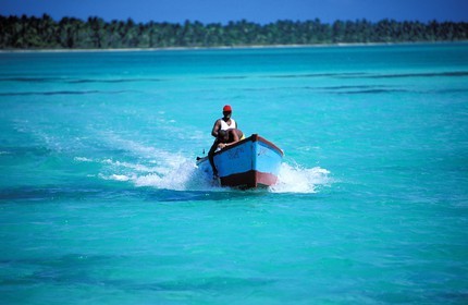 République Dominicaine, parc national del Este, Isla Saona, retour de pêche