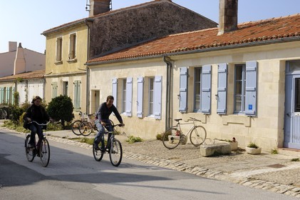 France, Charente-Maritime (17), Ile d'Aix, le bourg