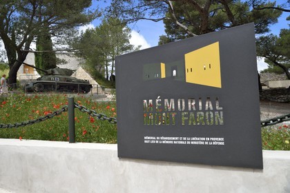 France, Var (83), Toulon, le Mont Faron, mémorial du débarquement de Provence