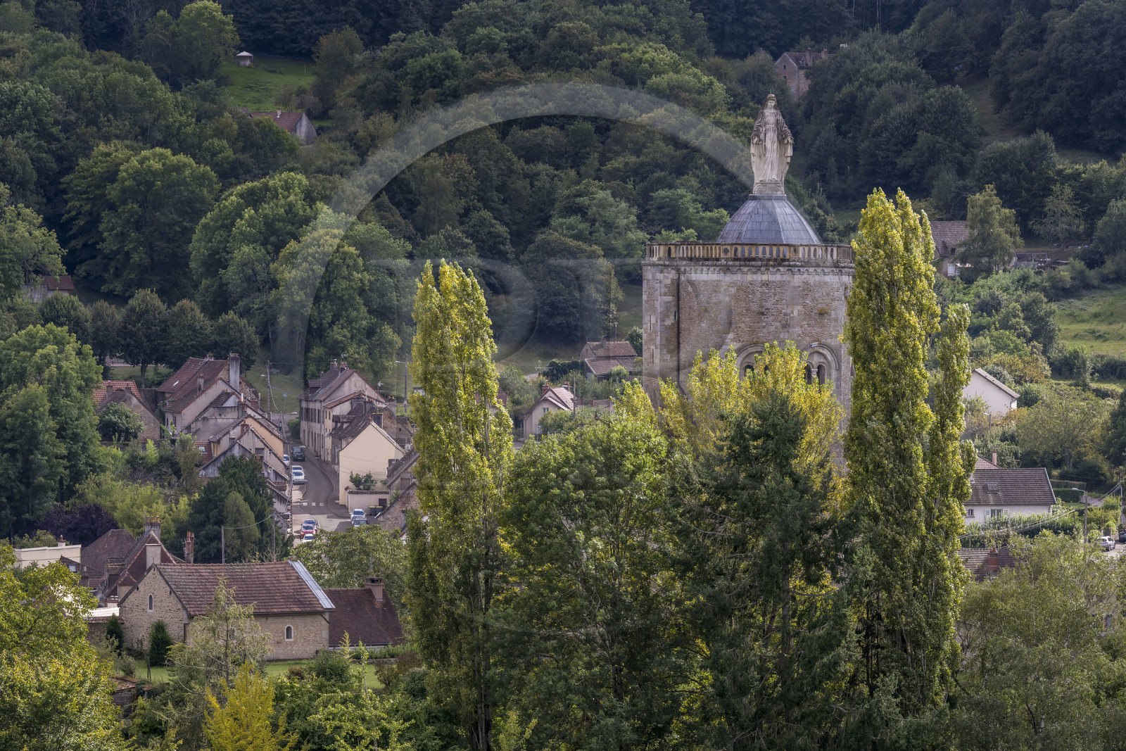 France, Saône-et-Loire (71), Autun, la tour des Ursulines du XIIe siècle